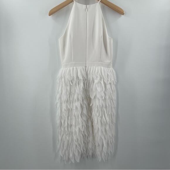 NEW AIDAN BY AIDEN MATTOX Dress Size 2 Tiered Halter Bridal Wedding Bride NWOT - Picture 5 of 16